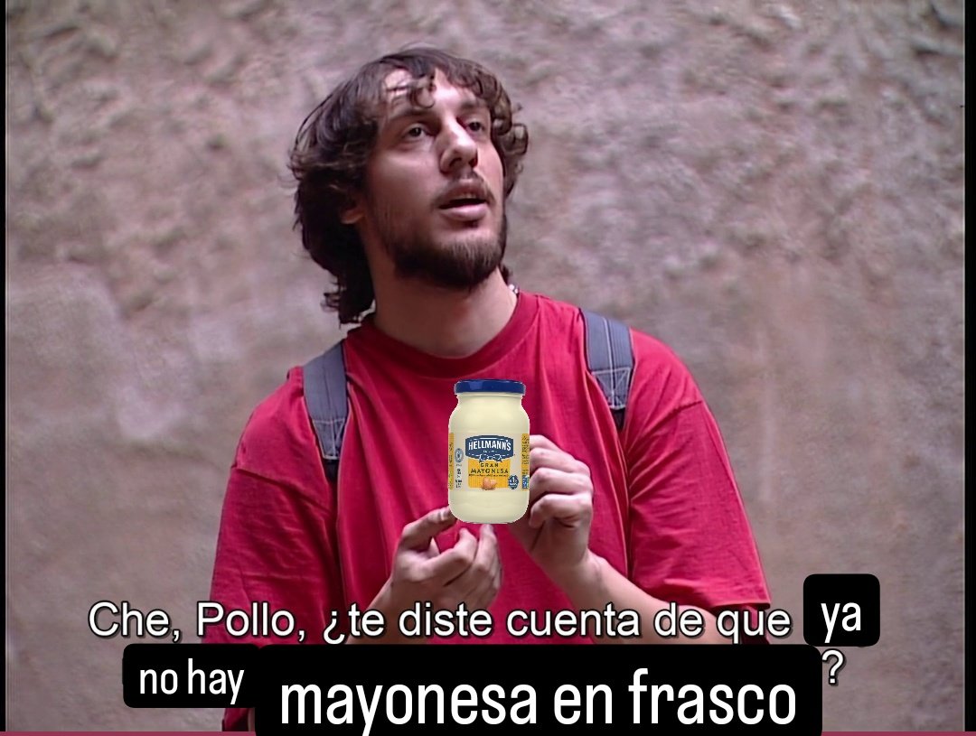 ¿Se dieron cuenta de que ya no hay más mayonesa en frasco?