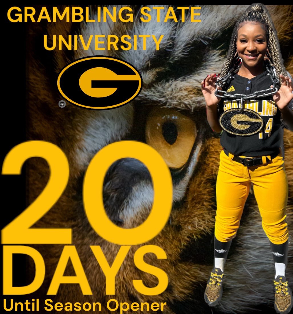 KamrynBroussard's tweet photo. Can’t Wait🐯💛🖤❤️ #WeComin #CityGirlz #Swac @GSUSOFTBALL @GSU_TIGERS @Grambling1901 https://t.co/5wI6V9hOPc