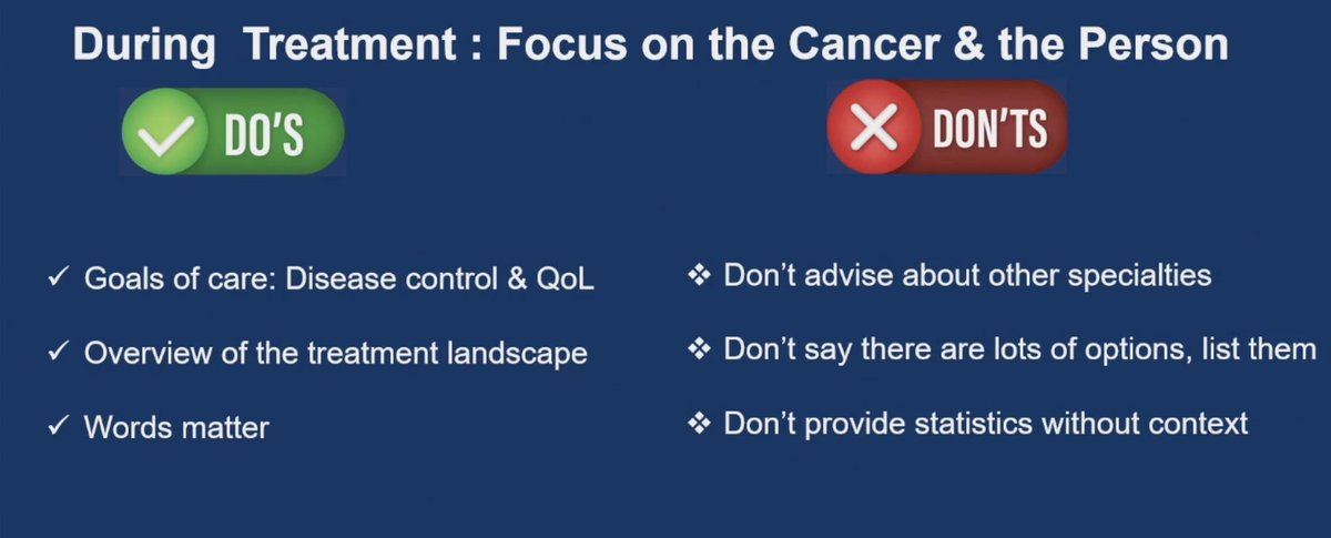Dr @manjuggm discusses her cancer journey and provider allies (@DrKelseyKlute) and the importance of patient centric care #shareddecisionmaking and #wordsmatter ie: saying cancer progressing vs 'failed treatment' #crcsm #GI24 #GIonc #pallonc #supponc