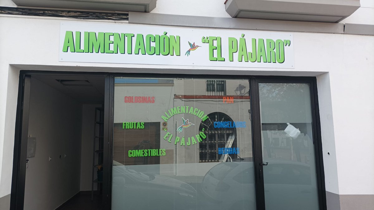 MasRotulo's tweet image. ¡Alimentación "El Pájaro"!

Aquí os dejamos otro ejemplo de personalización de tienda, en este trabajo hemos realizado un cartel de composite rotulado en vinilo y cristaleras también, en vinilo al ácido.

¡No te quedes con las ganas de personalizar tus locales!