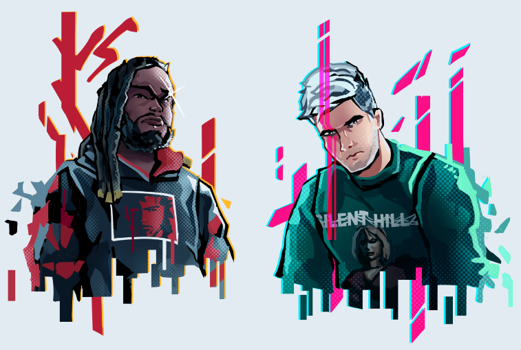 NEBULArobo's tweet photo. Sick photo. Had to draw. 
@WoolieWoolz @EyePatchWolf 
Long time fan of you guys! https://t.co/QolgTNoVZ4