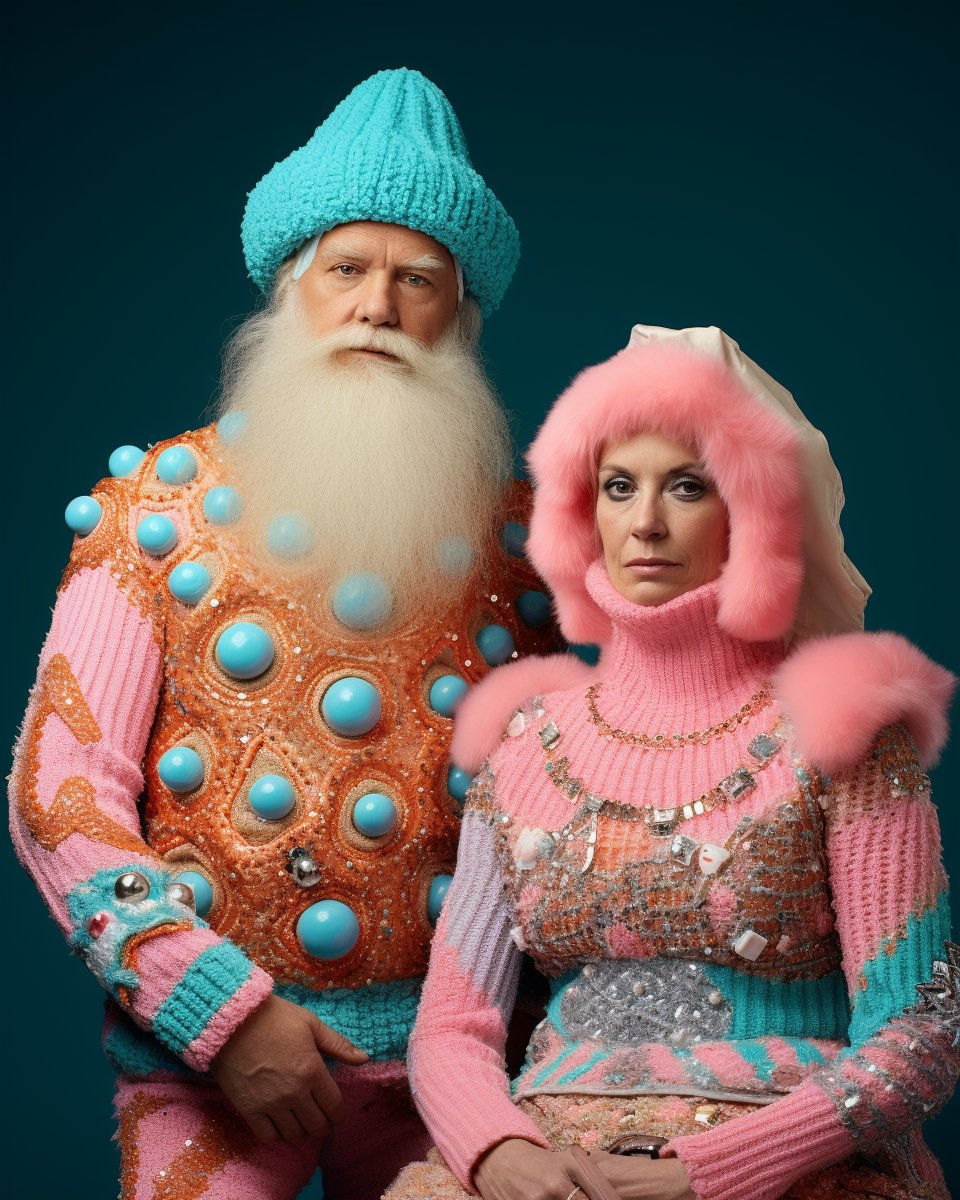 Knitted People...🧶
#AIart #digitalart #midjourneyart