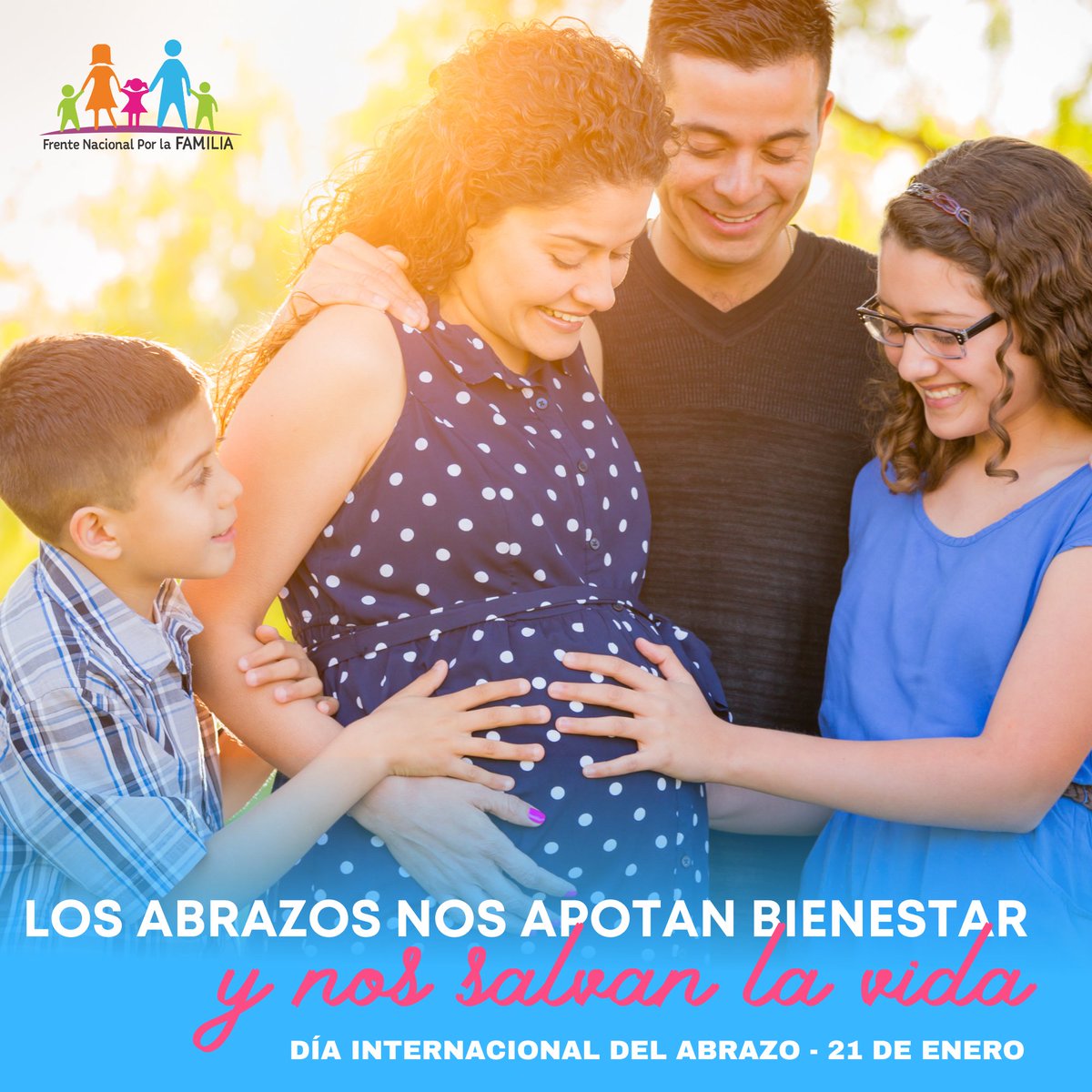 FNxFamilia's tweet photo. Urge formar a las nuevas generaciones en una educación desde y para el Amor 💝, que nos abra el corazón y la razón para acoger la vida en Familia.👨‍👩‍👧‍👦

La familia abraza la vida en todas sus etapas y también en su ocaso.  🫂✨

#AbrazarSalvaLaVida #DiaDelAbrazo https://t.co/MZZn6LR5nV