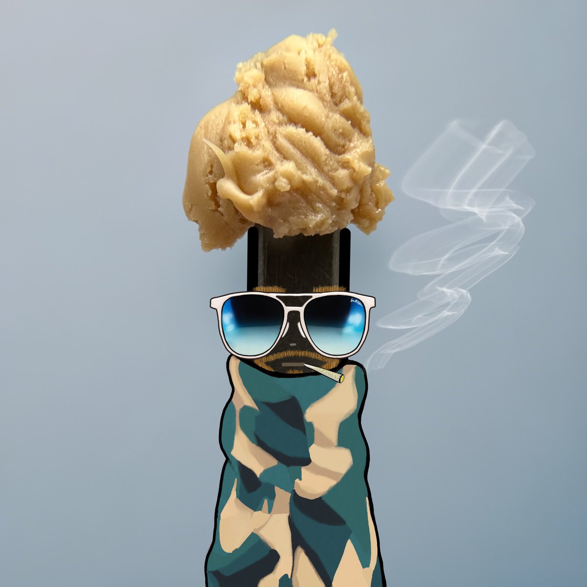 dabtoolpunks's tweet photo. It’s chilly out there. don’t forget to wrap your dabs in a cozy blanket. https://t.co/bvmeGCEXMq