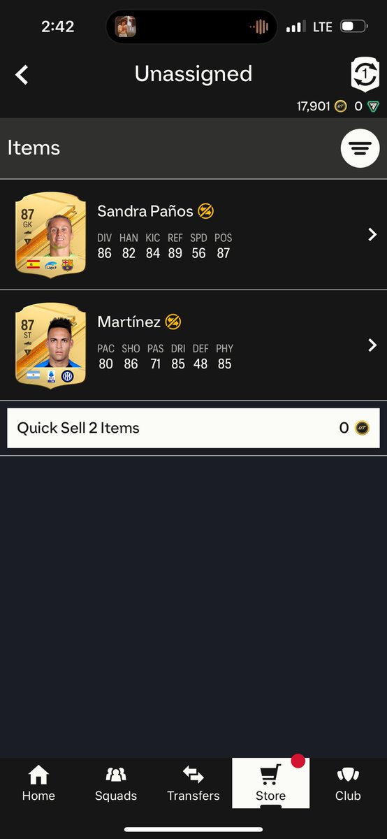 isabelo6191's tweet photo. 87x2 🤡🤡 thanks ea 
#TOTY https://t.co/SQDbatmZ1d