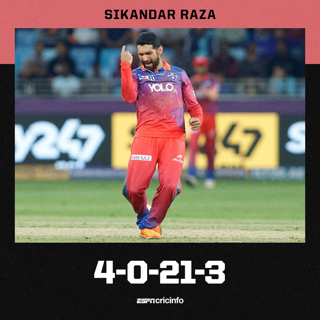 Another Player-of-the-Match award for Sikandar Raza 🏆 es.pn/2024ILT20-M2 #ILT20