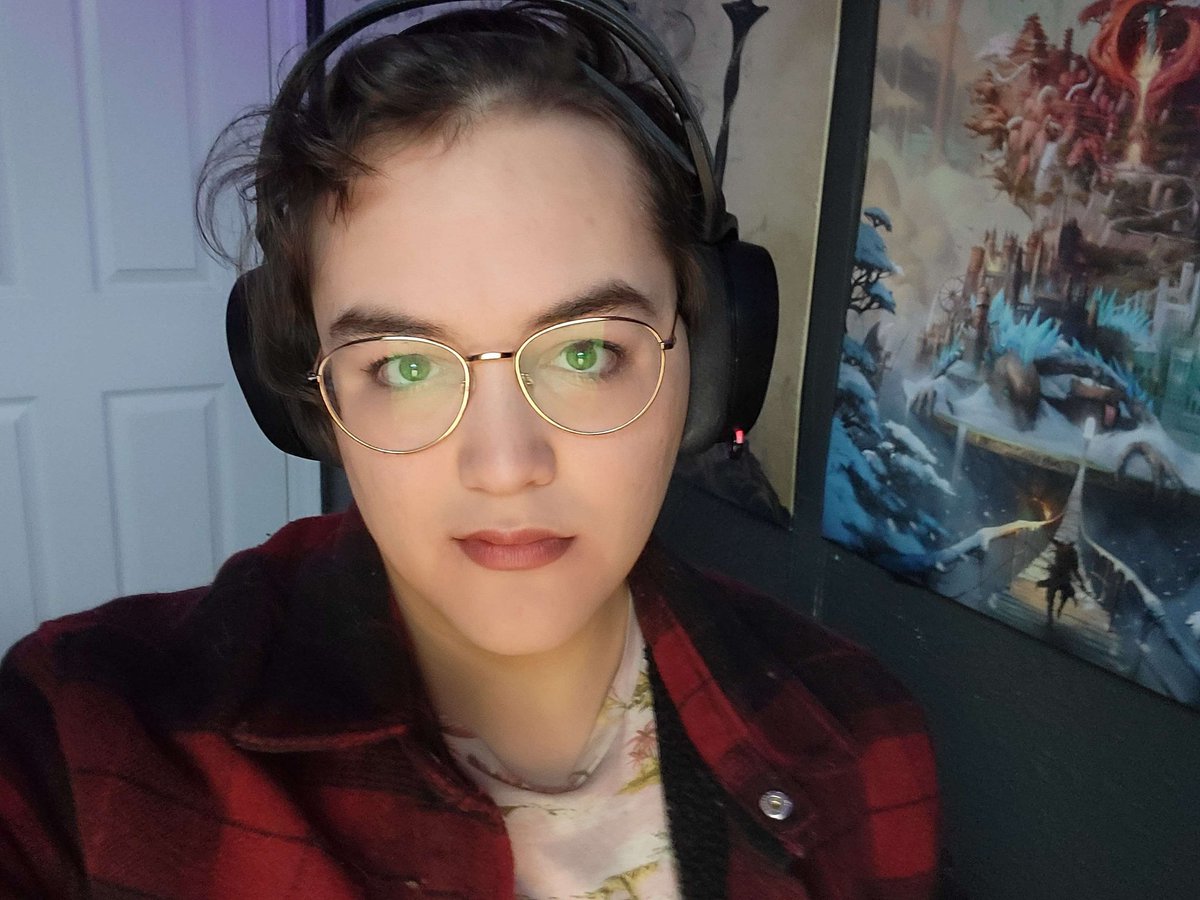 OneBigTV's tweet photo. My name is Eden Kate aka SudoJiish, I'm a 23 years old trans woman, and my pronouns are she/her. I stream fighting games like MK and Smash, indy games like Hollow Knight and Celeste, and the occasional Valorant Apex or Minecraft. I stream at https://t.co/rbp1mf1Api https://t.co/7Q6Bmj2S2Z
