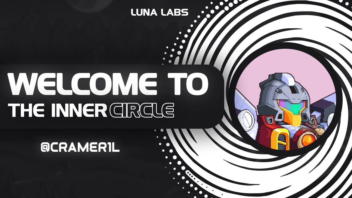 LunaLabsVC's tweet photo. Welcome @cramer1l.

Founder of @diligenceDAO, and Team at @TaiyoRobotics, @Elementerra_io &amp; more.

We are pleased to welcome you to the Inner Circle. https://t.co/6lwoSReuD4