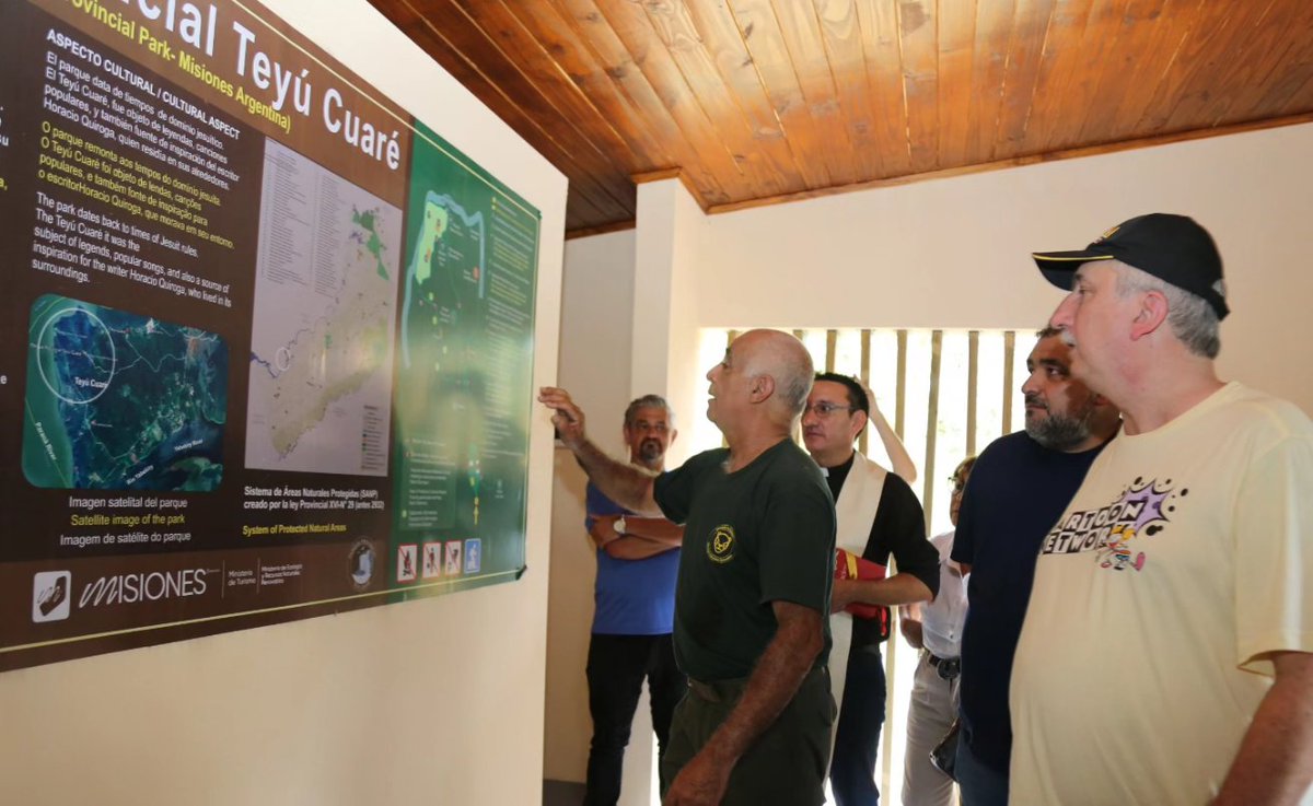 MÁS Y MEJOR INFRAESTRUCTURA PARA DISFRUTAR EL TURISMO • Pusimos en funcionamiento nuevas obrss en el Parque Provincial Teyú Cuaré 🌱 de #SanIgnacio para el disfrute de sus visitantes. Ahora el predio cuenta con un Centro de Informes, sanitarios y un espectacular mirador con