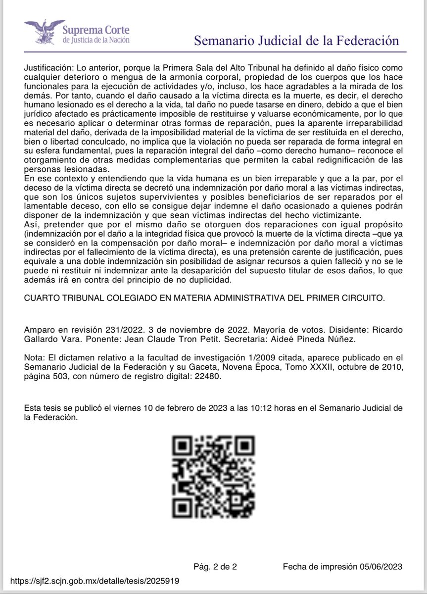 miguelnava_'s tweet photo. @JusticiaTV_MX @JJaimeGVaras @SCJN Espero no seas como 2 de los 3 integrantes del 4TC del Primer Circuito que determinaron ILEGALMENTE que a l@s niños fallecidos en #GuaderiaABC en 2009 no se les indemnizara por el daño físico que les provocó la muerte.

@SCJN avaló esa tesis al no querer conocerla e invalidarla. https://t.co/HFuqF0JmK0