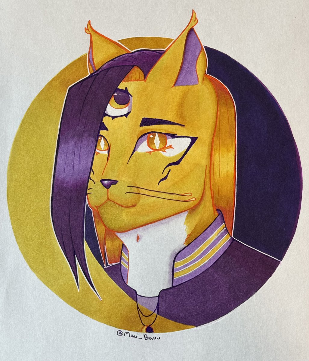 Mau_Bauu's tweet photo. I completed the last page of my three year old sketchbook! It took a while but I got there. This is my first time in years that I’ve worked with marker and I wanted to pay homage to the first time I ever drew Huā with these same markers
#furry #ArtistOnTwitter #furryart https://t.co/Ji5KEX69so