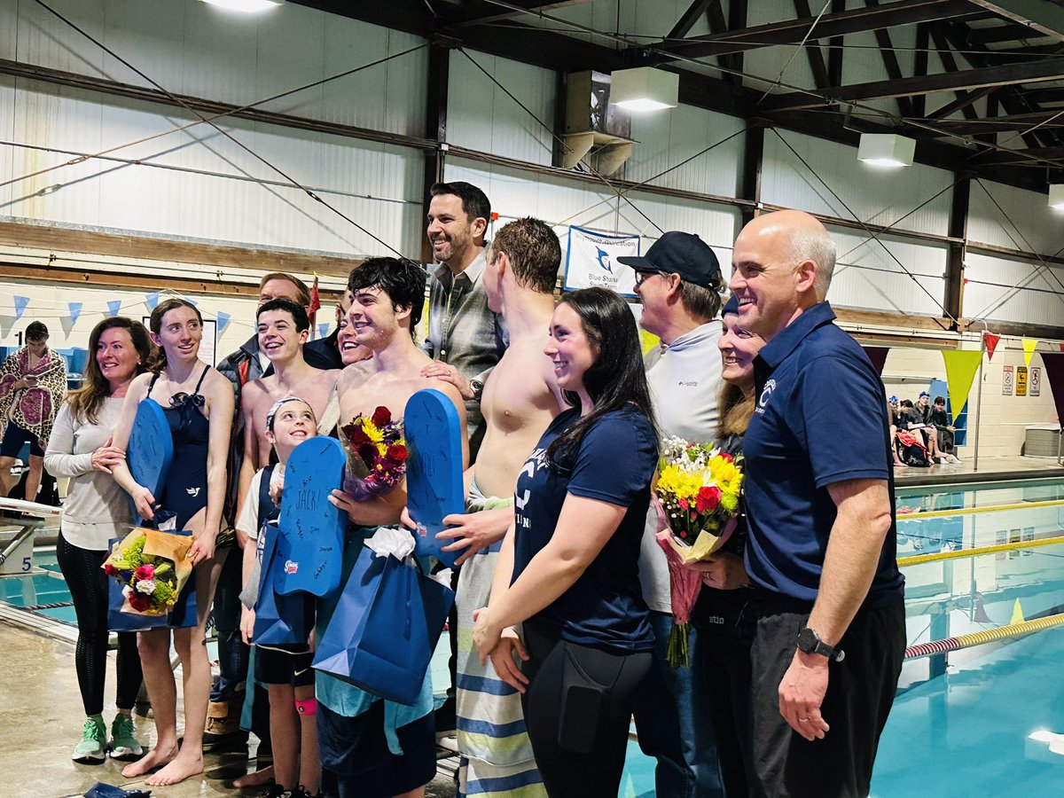 TaraNoyes2's tweet photo. Celebrating CHS Seniors and the amazing swim team! 
Beat Norwell!!
#GoBlue2024 
@CoHSPrincipal 
@SuperCohasset 
@sports_ledger 
@CohassetSports https://t.co/RY49w44S2d