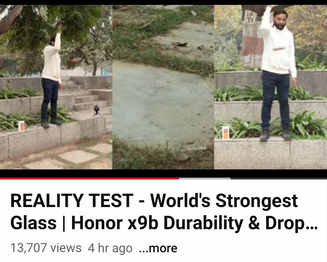 TheRishabhKumar's tweet photo. 6ft ki height se girte hi unbreakable phone ki haddiya tut gayi. 
This kind of honest videos must needed 👏🏻 Great Work @ParasmeSaurabh bro. 

#HonorX9b #X9b #Honor https://t.co/TRsTPTj9Zd