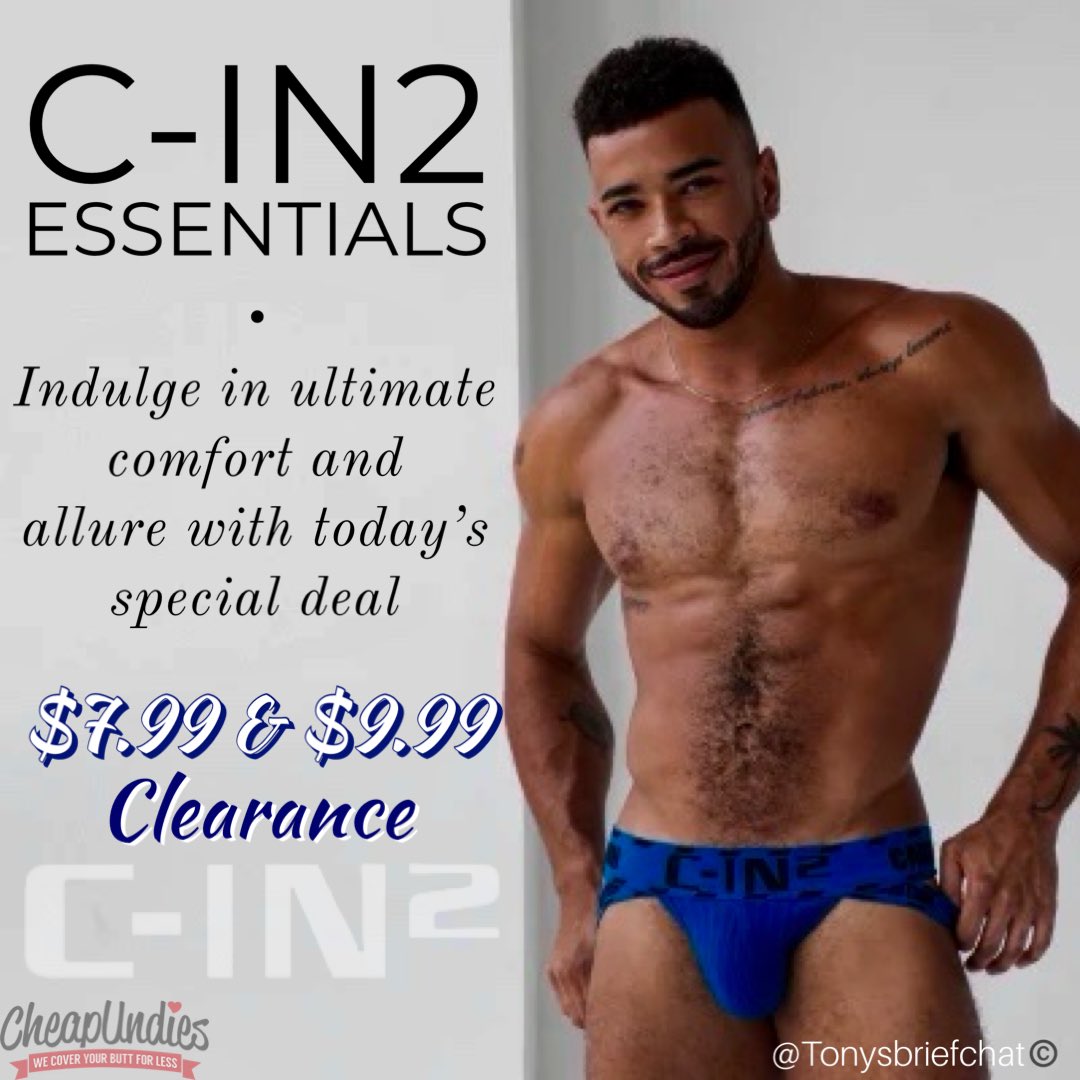 tonysbriefchat's tweet photo. C-IN2 Essentials•$7.99 & $9.99
Shopping & Discount Links
🔹https://t.co/5I0NOkxuV5
@Tonysbriefchat @t_formica @cheapundies @CIN2 @cin2_official
#cheapundies #undies #meninunderwear #cin2 #cin2underwear #cin2briefs #cin2fan #cin2Grip #meshbriefs #meshunderwear https://t.co/MJDR3bknFn