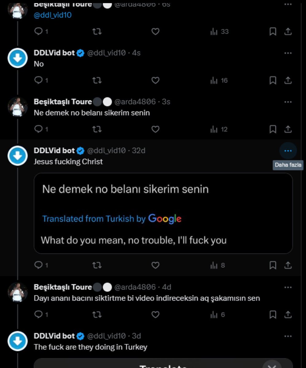 universalnewsx's tweet photo. Turkish guy arguing with a bot 💪🏼 https://t.co/htGjRkOhHw