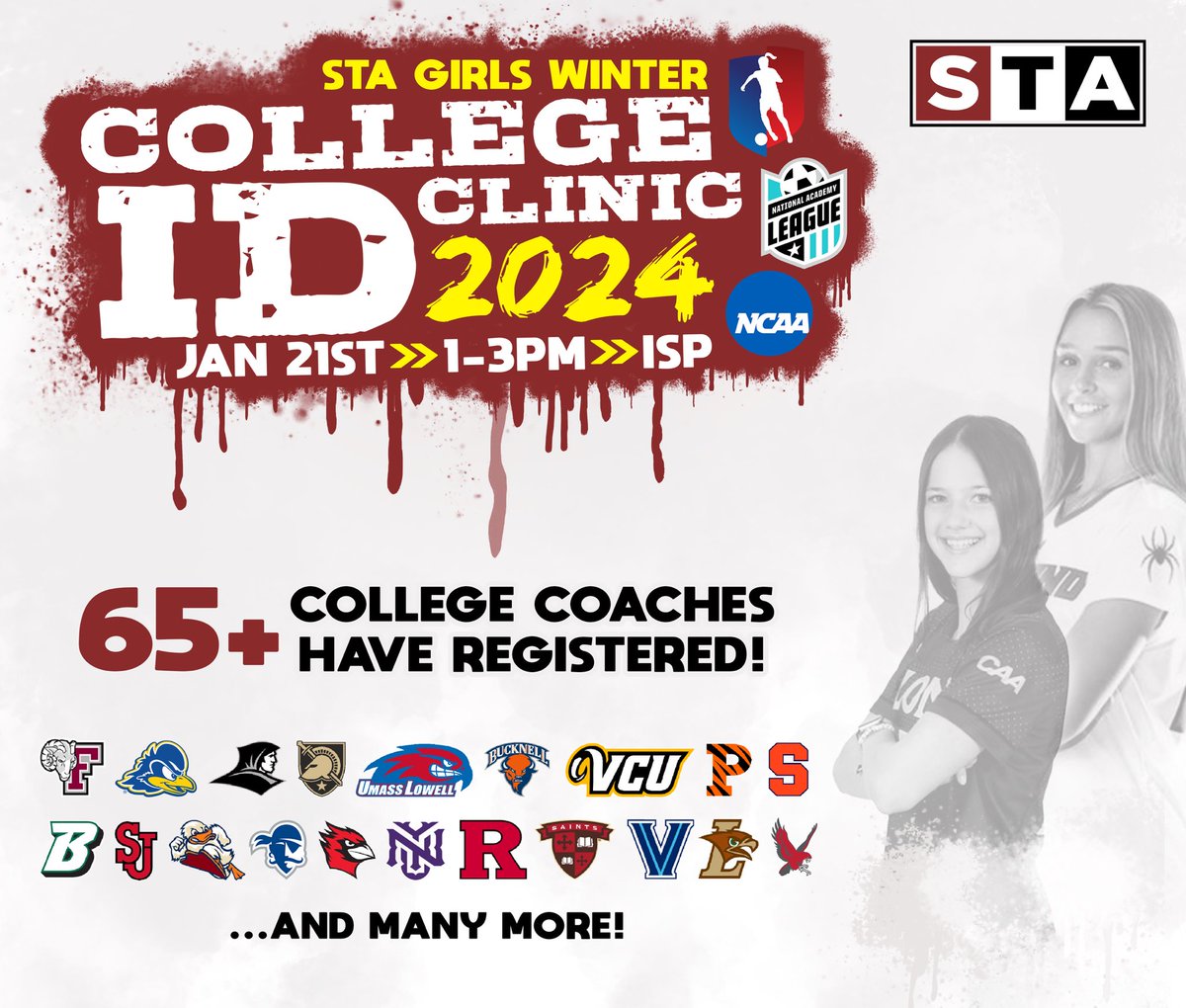 Looking forward to tomorrow! ⚽️🎓🔥

#STAstrong <a href="/STA_Soccer/">STA Soccer</a> <a href="/GAcademyLeague/">Girls Academy</a>