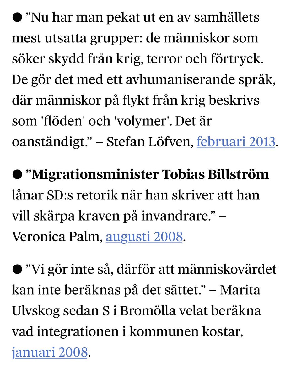 susannasilfver's tweet image. Det socialdemokratiska hyckleriet om migrationen avslöjad i tre screenshots från DN ledare.

Vänligen tapetsera internet med detta.