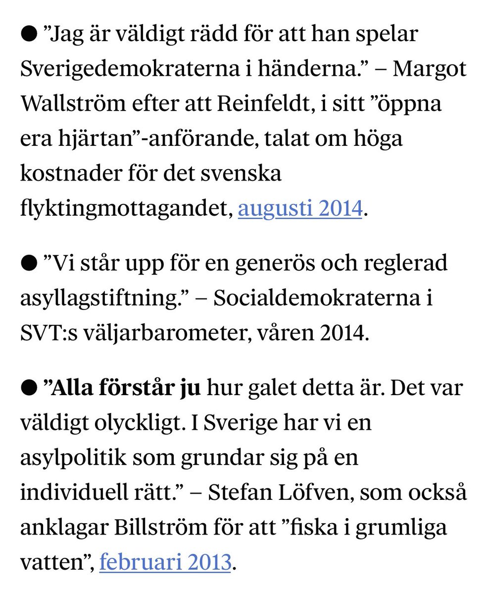 susannasilfver's tweet image. Det socialdemokratiska hyckleriet om migrationen avslöjad i tre screenshots från DN ledare.

Vänligen tapetsera internet med detta.