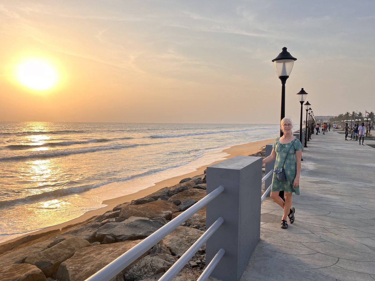 Enjoying Unification Square in Monrovia❤️🇱🇷