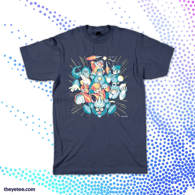 Imagine what these guys could achieve if they used their powers for good! Robo Masters Return is available thru January 21st, only in our official  collection! theyetee.com/megaman