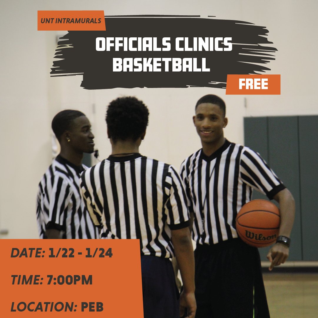 UNTRecSports's tweet image. 🏀💵 Want to turn your love for sports into a paid gig? Join our officials clinics and become part of the action! 🙌⚡️ #BasketballOfficiating #SportsLover #GetPaidToPlay #GameOn #RefLife #DreamJob #JoinTheTeam #LoveWhatYouDo