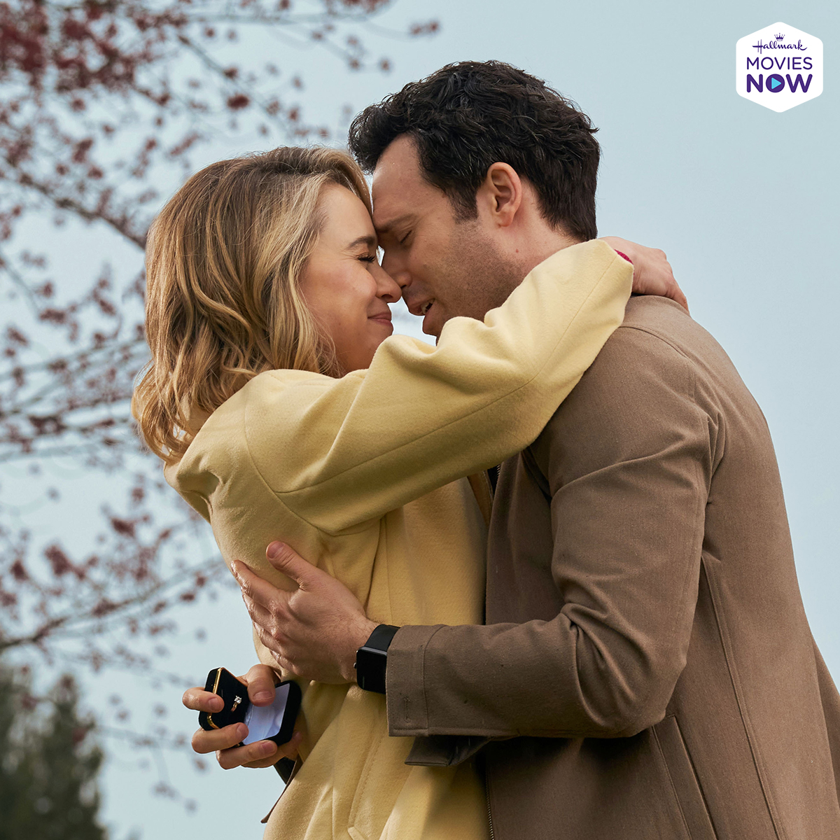 Let love lead the way in #TheWeddingContract starring #BeccaTobin and #JakeEpstein streaming on #HallmarkMoviesNow!