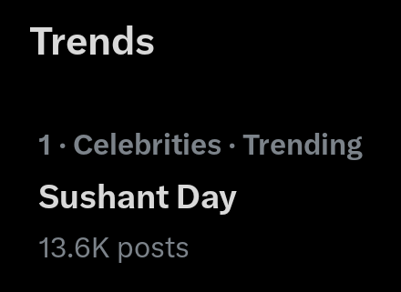 suniketroy's tweet photo. Sushant Day
"other's earned fans, he earned a family"
🌟 #SushantMoon https://t.co/c8Y9jqLFDK