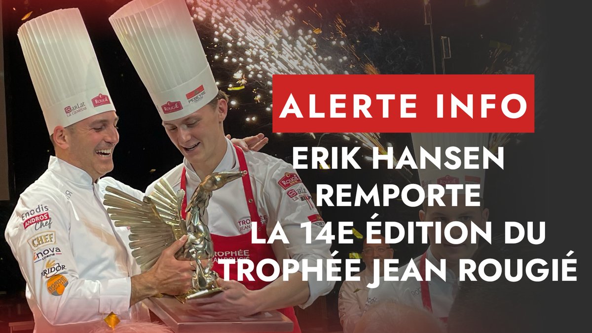 À l’issue de deux épreuves durant au total 3 heures et 45 minutes, Erik Hansen s’est détaché des sept autres candidats ce samedi 21 janvier à Sarlat-la-Canéda pour remporter le Trophée Jean Rougié.

À lire 👉 bit.ly/3HwCzta

#trophéejeanrougié2024 #rougiegastronomie