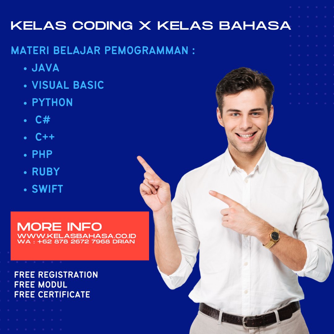 Kelas_ppds's tweet image. Informasi pendaftaran kursus koding, UI/UX Designer dan web developper
khusus kelas privat dan kelas reguler offline : Jabodetabek dan Bandung
kelasbahasa.co.id/program-komput…
#kursuskomputer #leskomputer #lescoding #kursuscoding #uidesign #uxdesign #Coding