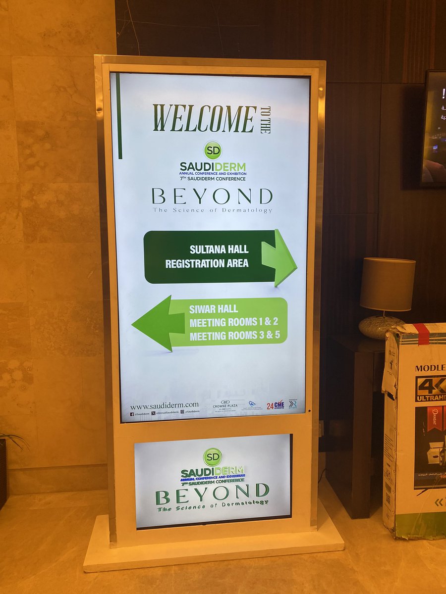 انتهى بحمد الله مؤتمر<a href="/AnnualSAUDIDERM/">SAUDIDERM</a> بنسخته السابعه، اود ان اشكر <a href="/Ralharithy/">د. رؤى الحارثي</a> واساتذتي <a href="/DrAhmedAlissa/">د.احمد محمد العيسى</a> وعبدالله العيسى لمنحي الثقة كرئيس اللجنة العلمية، واشكر اعضاء اللجنة العلمية والزميلات <a href="/DrNojoud/">nojoud alajroush</a> <a href="/Dr_lamaAltawil/">Lama Altawil</a> من الجنة المنظمة فهم اساس نجاح المؤتمر.