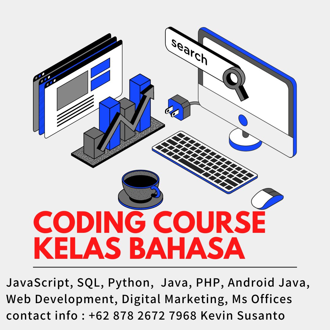 Kelas_ppds's tweet image. Informasi pendaftaran kursus koding, UI/UX Designer dan web developper
khusus kelas privat dan kelas reguler offline : Jabodetabek dan Bandung
kelasbahasa.co.id/program-komput…
#kursuskomputer #leskomputer #lescoding #kursuscoding #uidesign #uxdesign #Coding