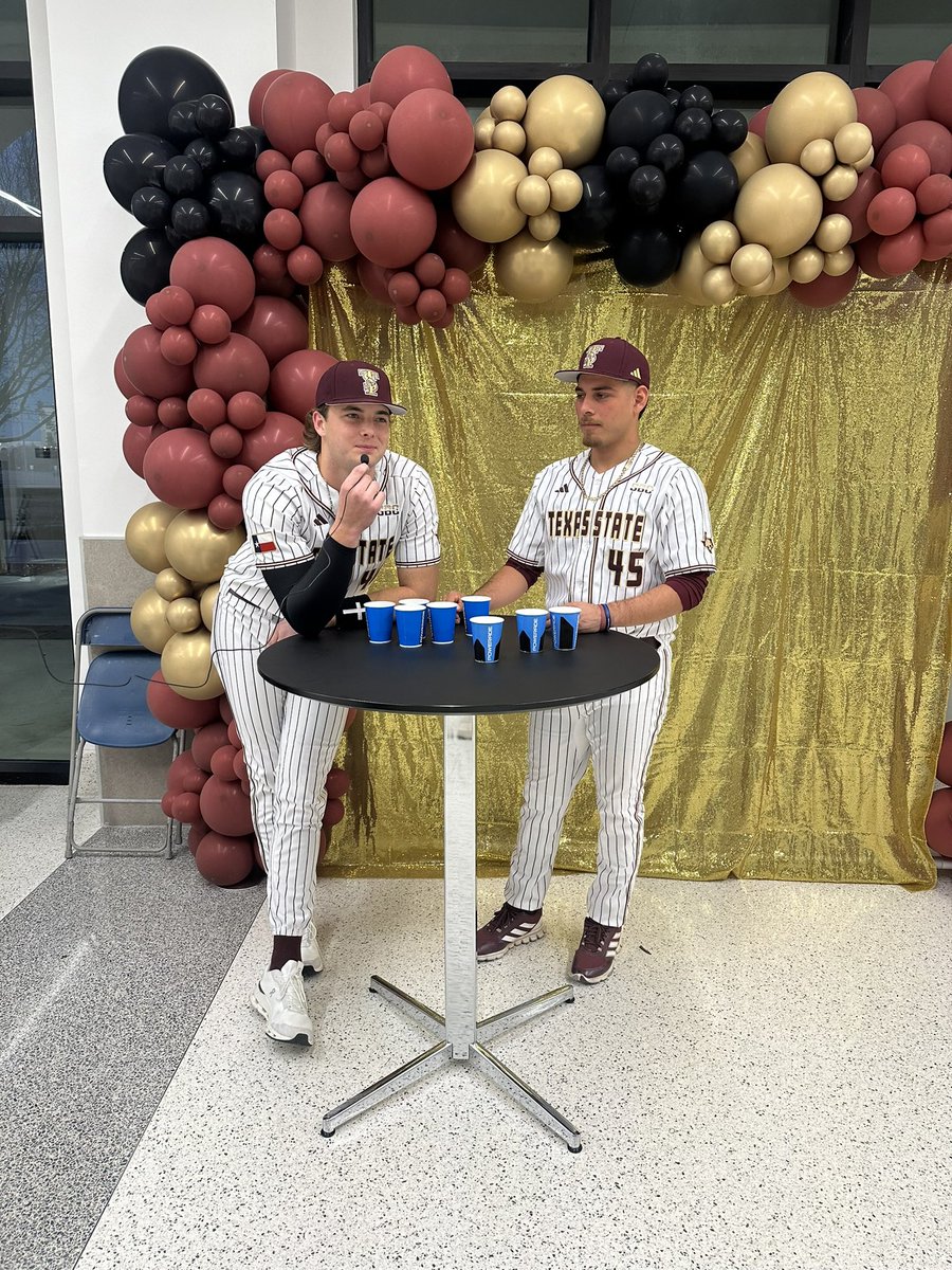 TxStateBaseball's tweet image. 2024 content day 📸

#EatEmUp #SlamMarcos