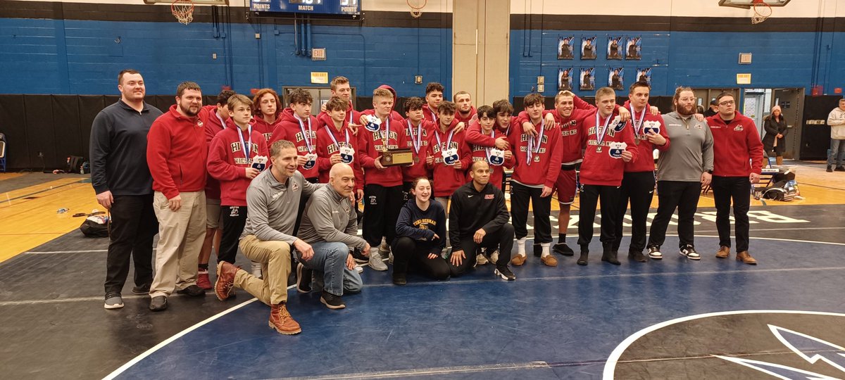 SecVWrestling's tweet photo. Two-time @SecVAthletics Division I Dual Meet Champions @HiltonWrestle https://t.co/nHEGUQIPRg