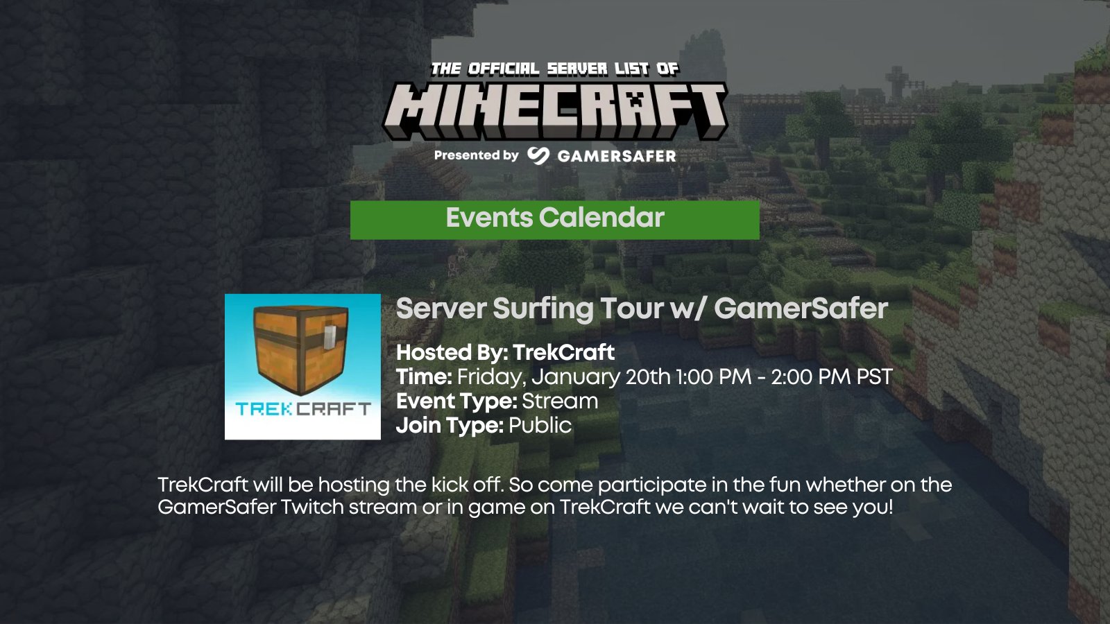 Minecraft Events 2024 List