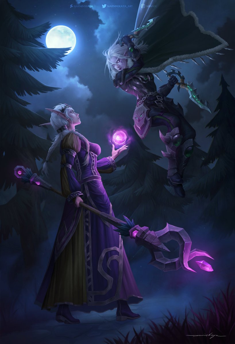 Night battle under the moon
Commission illustration for <a href="/V3M0D/">Ori</a> 
✧
#warcraft #worldofwarcraft