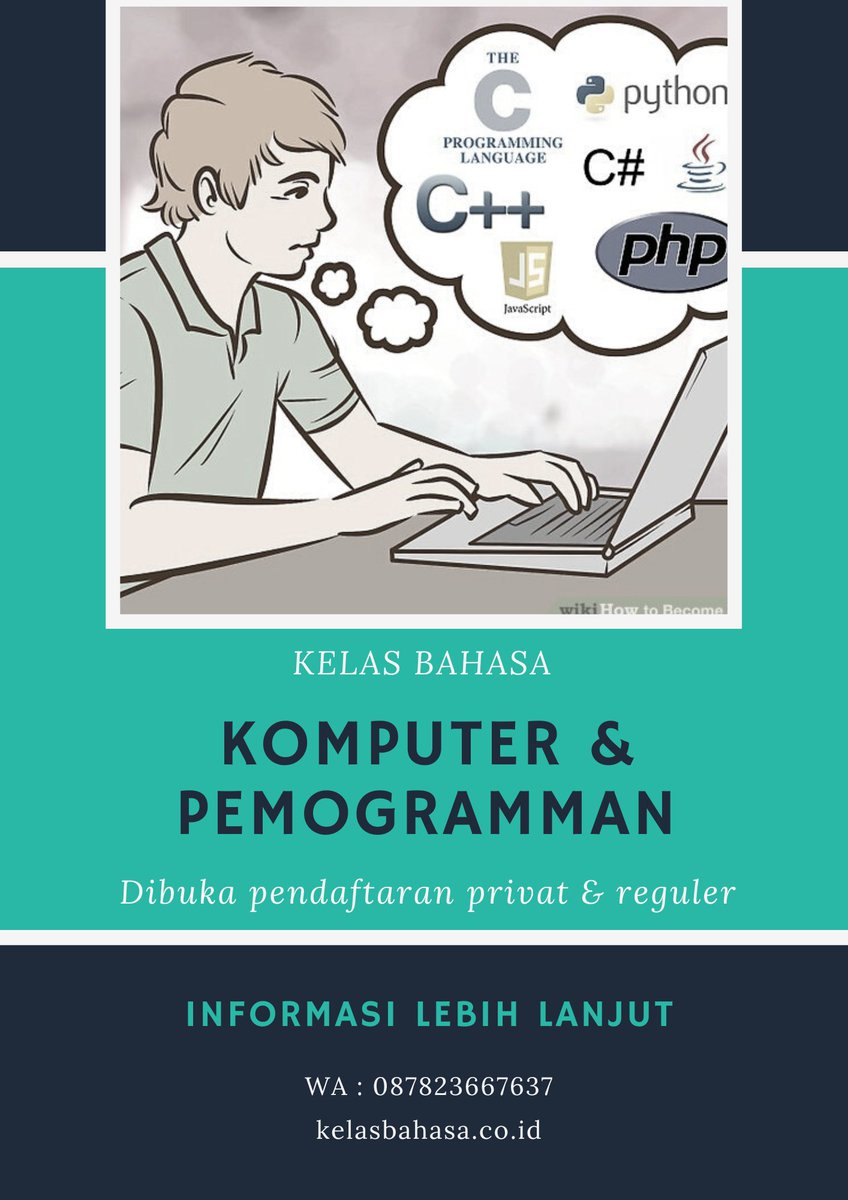 Kelas_ppds's tweet image. Informasi pendaftaran kursus koding, UI/UX Designer dan web developper
khusus kelas privat dan kelas reguler offline : Jabodetabek dan Bandung
kelasbahasa.co.id/program-komput…
#kursuskomputer #leskomputer #lescoding #kursuscoding #uidesign #uxdesign #Coding
