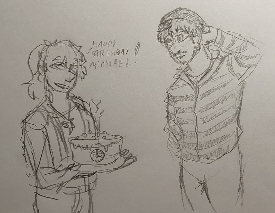 DrSokol3's tweet photo. #slenderverse
#mlandersen0
#MLAndersen0
#mla0
#slenderverselonelydarkness
#lonelydarkness
#lonelydarknessseries

Late sketch,but let it be so 
I love the series MLAndersen0 
Emily decided to congratulate Michael https://t.co/Ua0C8ZGSqC