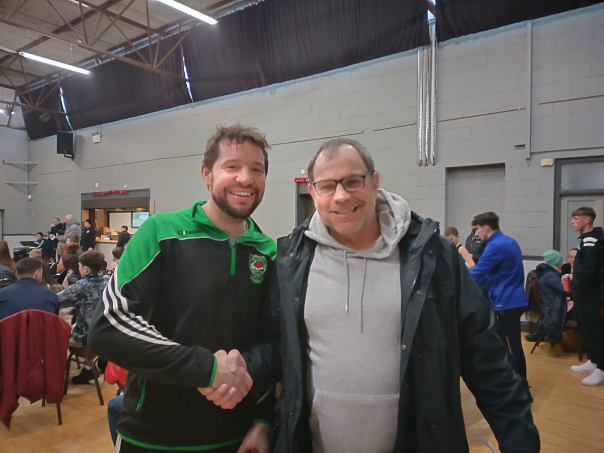 Great to meet Frank O'Brien 26 years after we boxed each other in the national stadium 1998 . Good boxing show today in midleton Co Cork