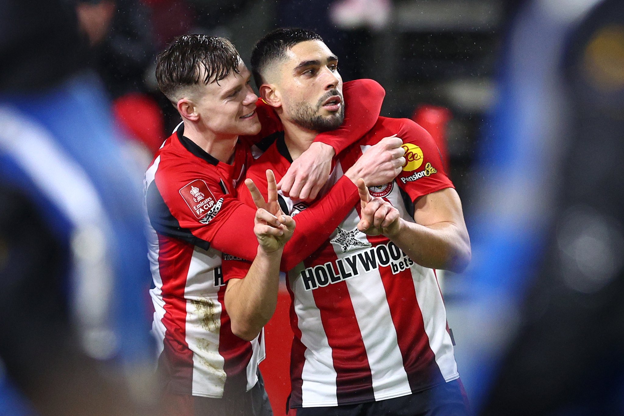 Maupay drills Brentford in front of Forest