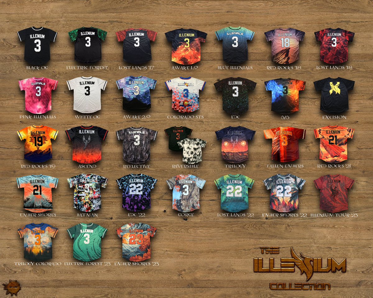 BaggerleyJack's tweet photo. Updated Illenium jersey catalog image #illenium #edm #merch #jersey #fashion #rave #festival https://t.co/tNdPNDa6Dj