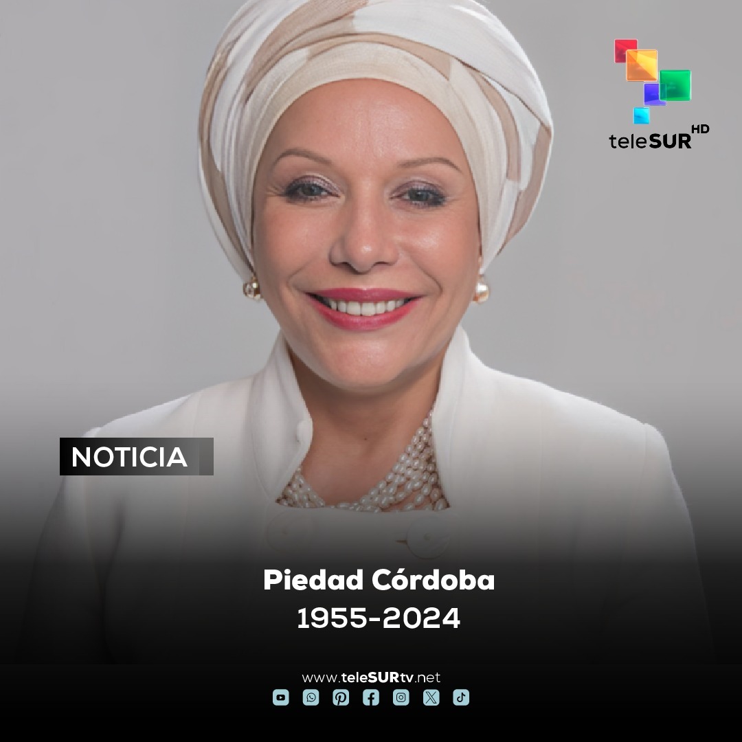 #ÚLTIMOMINUTO | La senadora murió en la ciudad de #Medellín, #Colombia 🇨🇴 a la edad de 68 años de edad