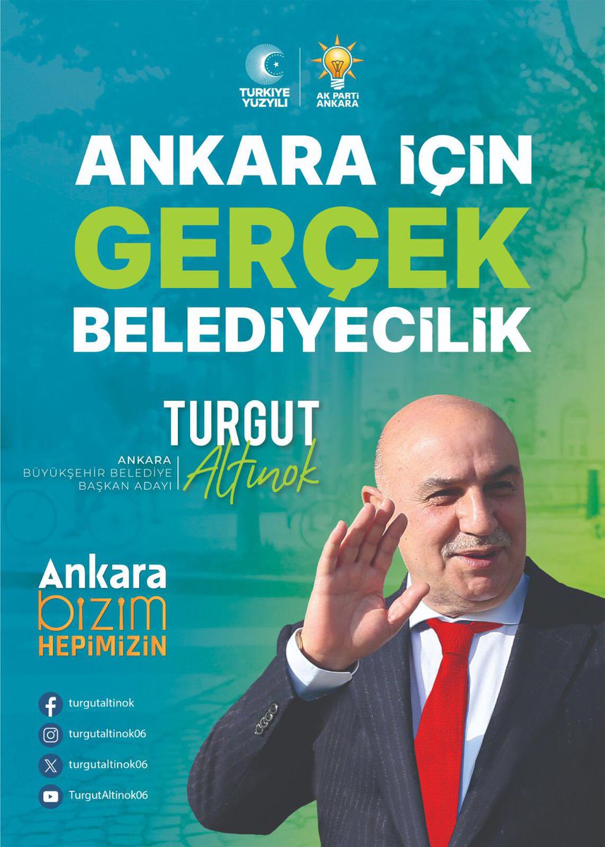 Hazırız ! 
Kararlıyız !  
Ankara boş algıdan kurtulup 
Gerçek hizmet belediyeciliğe. <a href="/turgutaltinok06/">Turgut Altınok 🇹🇷</a> la kavuşacak

<a href="/hakanhanozcan/">Hakan Han ÖZCAN 🇹🇷</a> 
<a href="/turgutaltinok06/">Turgut Altınok 🇹🇷</a> 
<a href="/AKadirkarapinar/">Kadir KARAPINAR🇹🇷</a> 

#AnkaraKazanacak