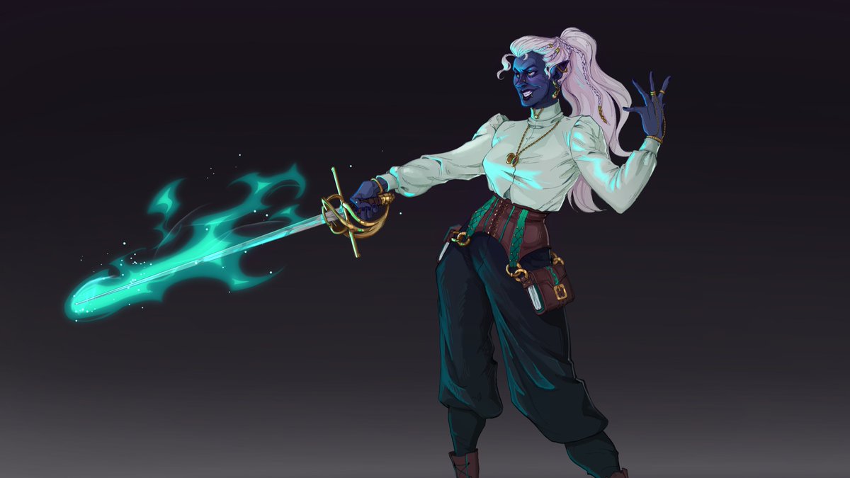 raphaellethew's tweet photo. Latest commission for @LucileCornier 🫶
.
#DnDcharacter #dndart #digitalpainting https://t.co/au0ucp9lk4