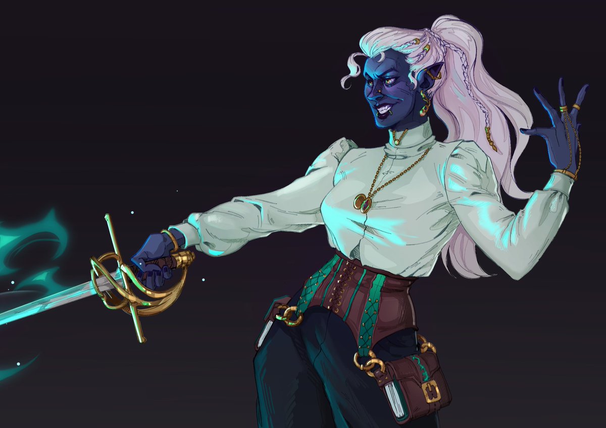 raphaellethew's tweet photo. Latest commission for @LucileCornier 🫶
.
#DnDcharacter #dndart #digitalpainting https://t.co/au0ucp9lk4