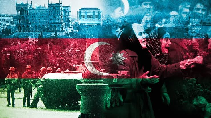 HekimhanM's tweet photo. “Qatil gülləsinə qurban gedərkən    Gözünü sabaha dikdi şəhidlər.    Üçrəngli bayrağı öz qanlarıyla    Vətən göylərinə çəkdi şəhidlər.”
-Bəxtiyar Vahabzadə
#20Yanvar1990 https://t.co/wAhrA7arkr
