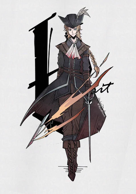 #OctopathTraveler X #Bloodborne  H'aanit