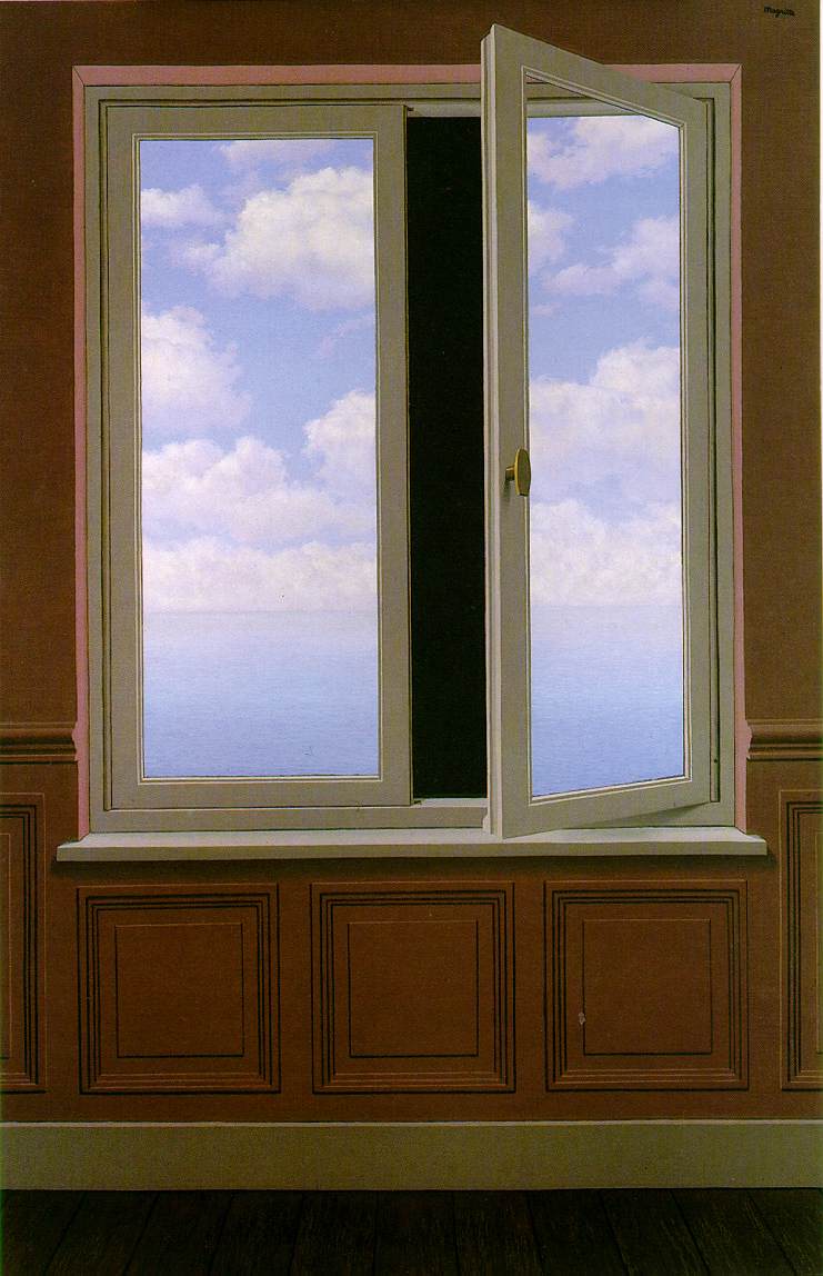 ルネ・マグリット （Rene Magritte、1898-1967） 『遠眼鏡』 （The