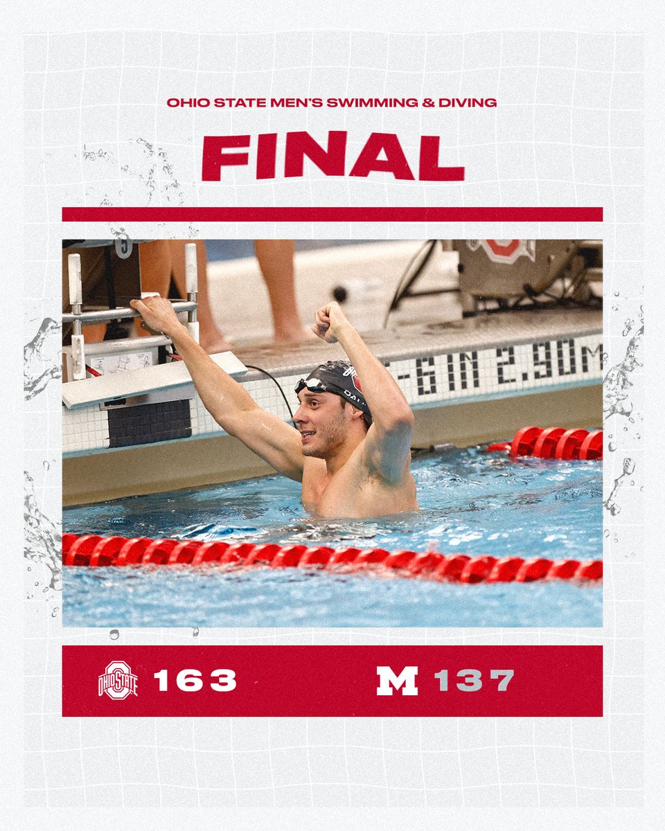 𝙃𝙞𝙨𝙩𝙤𝙧𝙮. ❌𝙖𝙙𝙚.

🌰 For the first time in program history, the women's team has defeated the Wolverines for three consecutive seasons‼️
🌰 For the first time since the early 1950's, the men's team has defeated the Wolverines for three consecutive seasons‼️

#GoBucks