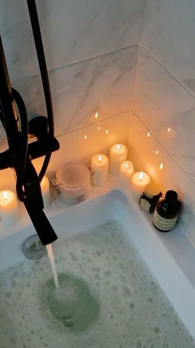 Doesn’t make you want to take a relaxing self-care day to relax?This bath setting is a must-have for staying in tune with self-care and can really make a difference to your day.These candles linked are affordable and relaxing so that you can find peace in your everyday activities