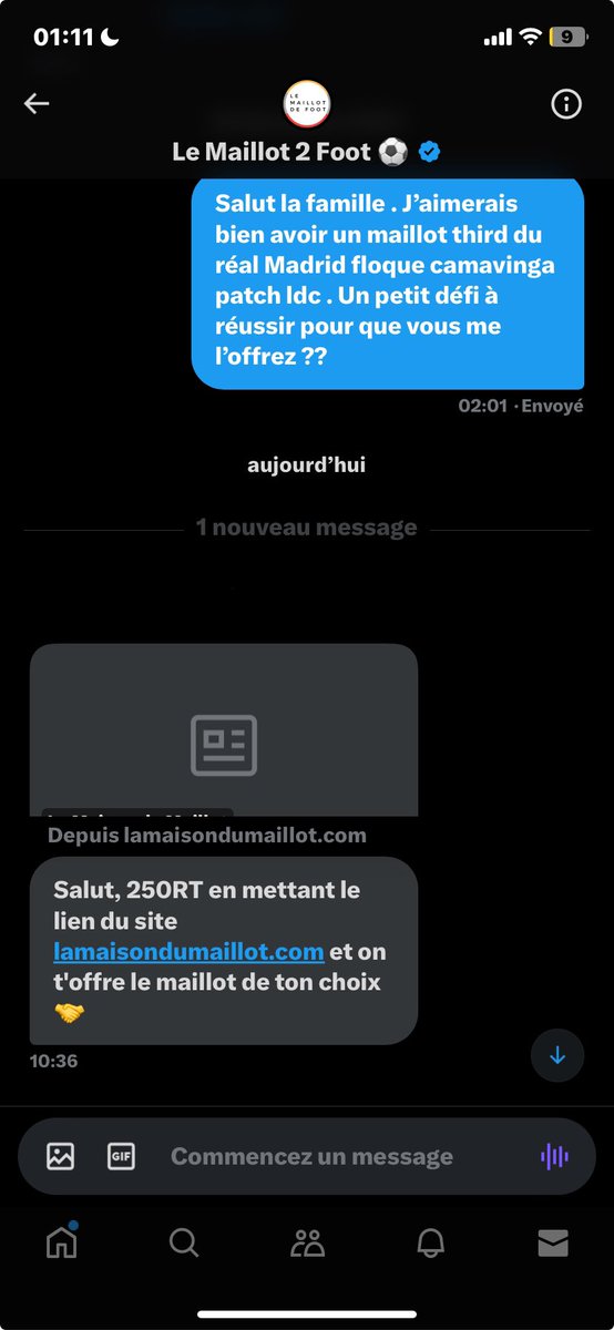 RMadrid9_06's tweet image. Bon les gars j’ai besoin de votre aide aujourd’hui , vous savez quoi faire . 250RT svp pour lamaisondumaillot.com et je pourrais avoir mon maillot grâce à vous . Merci d’avance mes GOATS🐐❤️